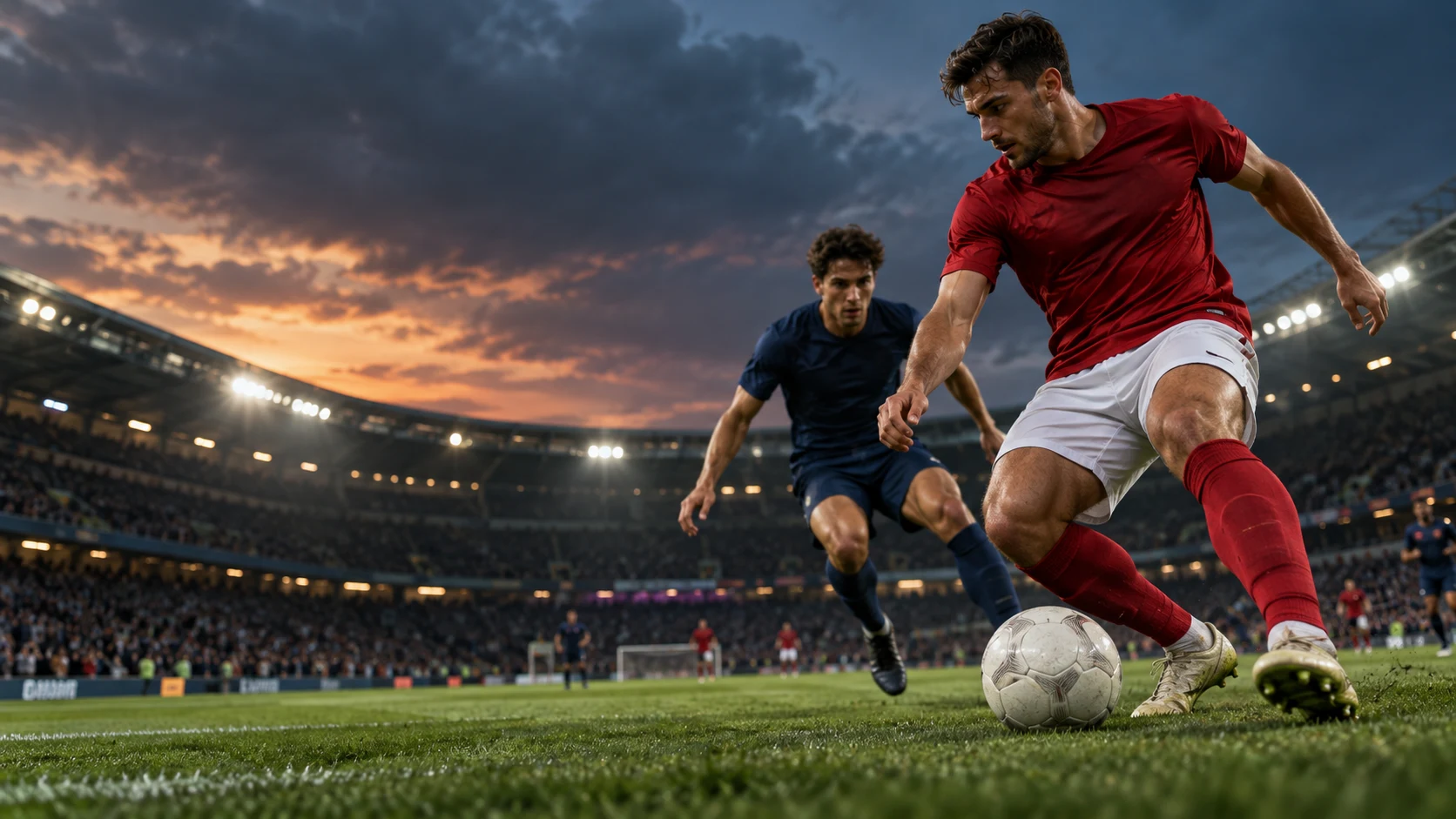 Football illustrative editorial cover