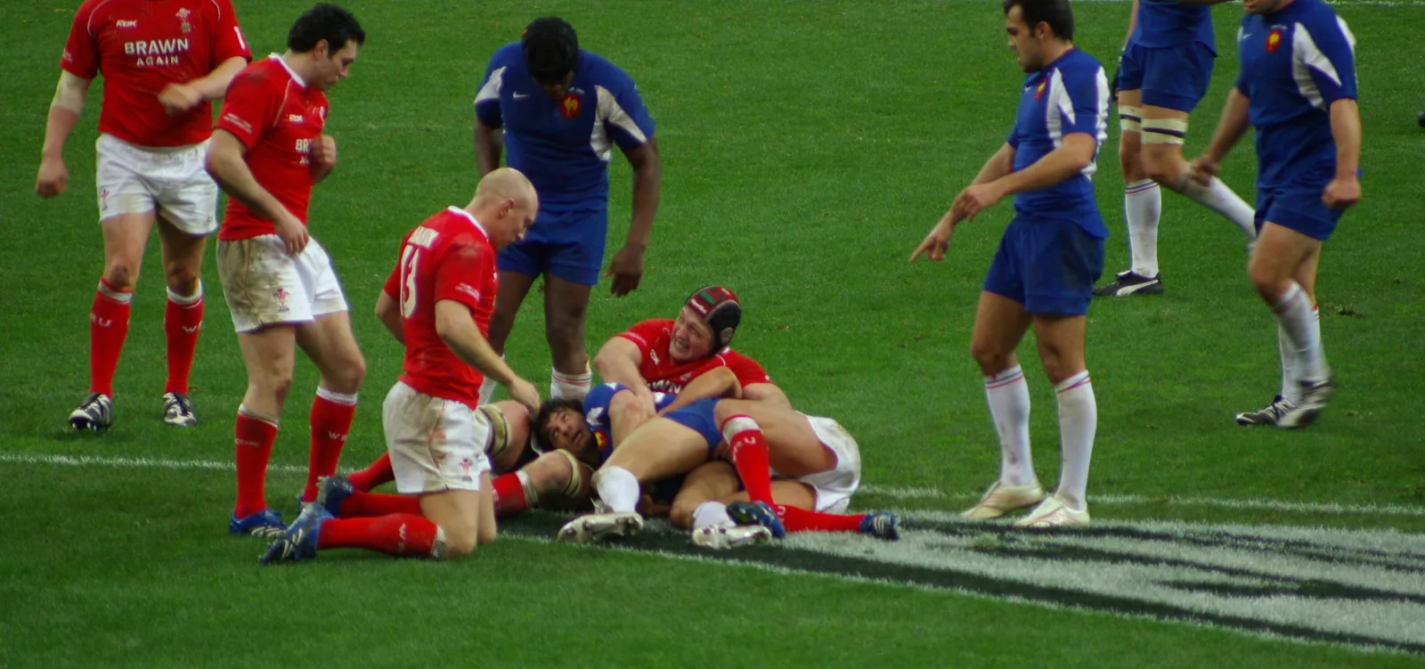 France and Wales during the Six Nations match at Stade de France, 24 February 2007.